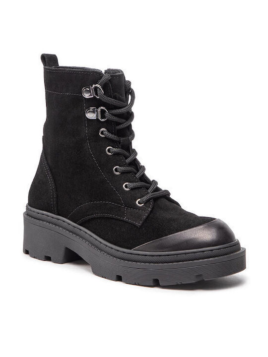 Eva Minge Women s Ankle Boots Black EM 91 12 001557 CZARNY