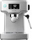 Cecotec Power Espresso 20 Barista Compact Μηχανή Espresso 1465W Πίεσης 20bar Ασημί