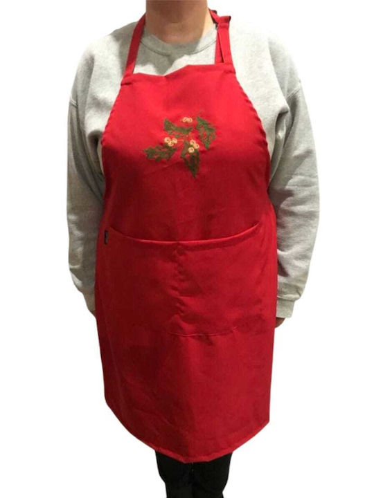 Pennie Monaco Apron Red 89x64cm