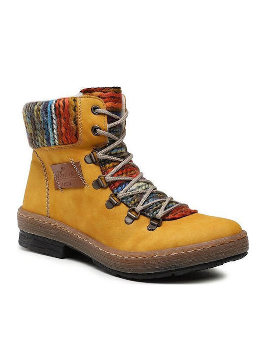 Rieker Damen Chelsea Stiefeletten Gelb