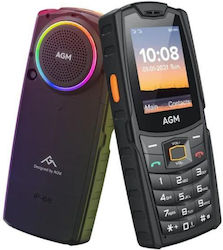 AGM Dual SIM Durable Mobile Phone with Buttons Black