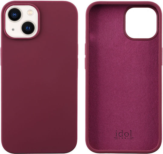 Idol 1991 Back Cover Silicon Rezistentă La Apă Burgundy iPhone 15