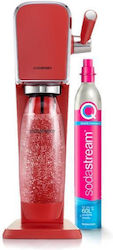 Sodastream Art Aparat De Preparat Sifon Roșu