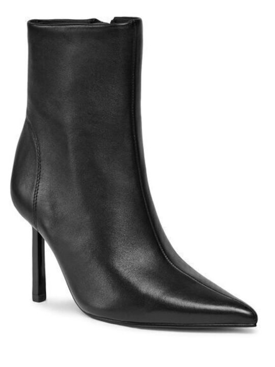Steve Madden Leder Stiefeletten Damen Schwarz