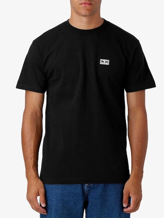 Obey Eyes 3 Herren T-Shirt Kurzarm Black