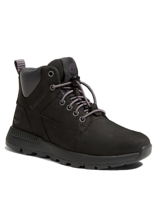 Timberland Killington Δερμάτινα Παιδικά Μποτάκια Μαύρα