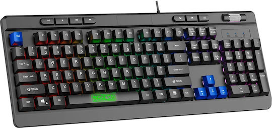 Sparco Gaming Tastatur mit RGB-Beleuchtung (Englisch US)