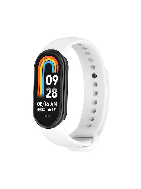 Techsuit Watchband W014 Λουράκι Λευκό (Xiaomi Smart Band 8)