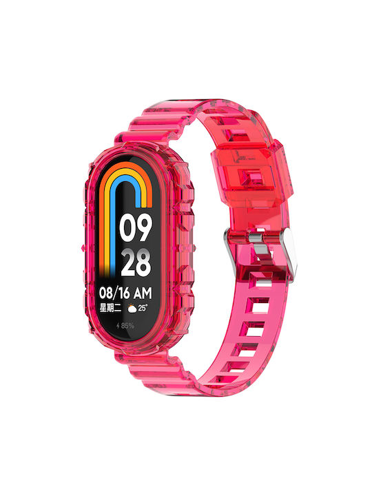 Techsuit Watchband W017 Λουράκι Ροζ (Xiaomi Smart Band 8)