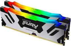 Kingston Fury Renegade RGB 48GB DDR5 RAM mit 2 Modulen (2x24GB) und Geschwindigkeit 6400 für Schreibtisch