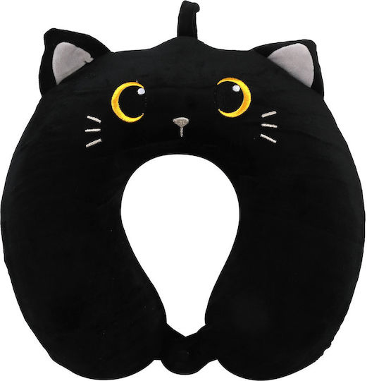 I-Total Travel Pillow Travel Set Pillow 30x30x10cm Black