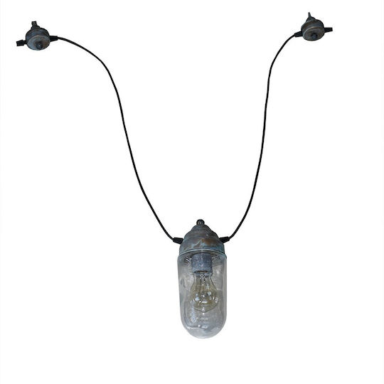 DITS Lighting Κρεμαστό Φωτιστικό Μπρούτζινο