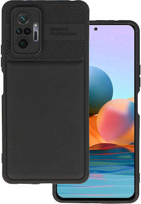 Techwave Heavy-duty Protected Back Cover Silicone Black (Redmi Note 10 Pro)