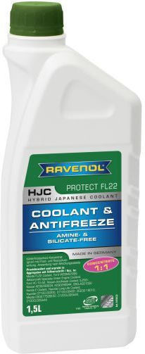 Ravenol Концентриран антифриз за охладителна течност Автомобил G11 Зелен Цвят 1.5лт