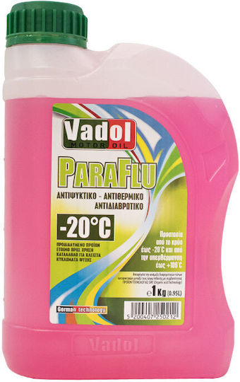 Vadol Ready for Use Engine Coolant for Car -20°C Pink 1lt