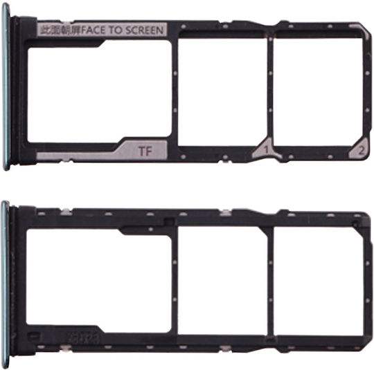 Xiaomi Slot Card Sim Verde pentru Xiaomi Redmi Note 10, Redmi Note 10S.