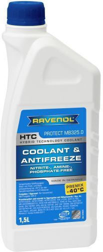 Ravenol Αντιψυκτικό Παραφλού Ψυγείου Αυτοκινήτου G11 Μπλε Χρώμα 1.5lt