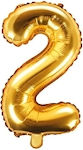 Balloon Foil Number Gold 35cm