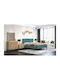 N79 Fabric Bedroom Furniture Set 150x200cm 5 Pieces
