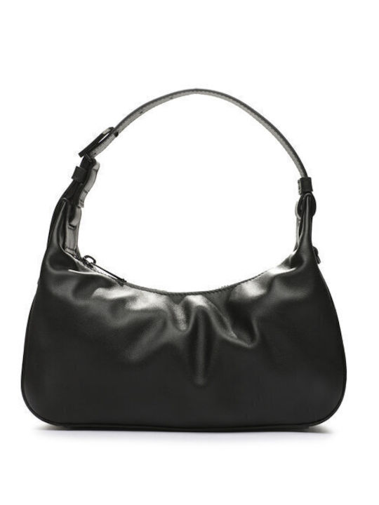 Leather Women's Bag Shopper Shoulder Black