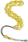 Roloi Komboloi Resin Worry Beads Yellow 27cm