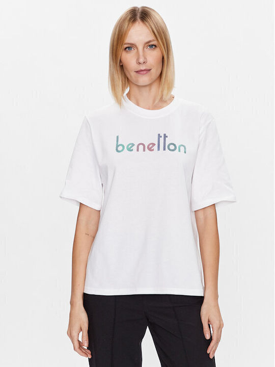 Benetton Women's T-shirt White