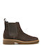 Clarkdale Suede Chelsea Μποτάκια Dark Brown
