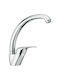 Argo Rubinetterie Singapore Kitchen Counter Silver Faucet