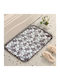 Keskor Rutschfest Badematte Synthetisch,Polyester/Cotton/Leather Rechteckig Kieselsteine 53177-5 Braun 60x40cm