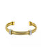 Bracelet Handcuffs Gold Plated