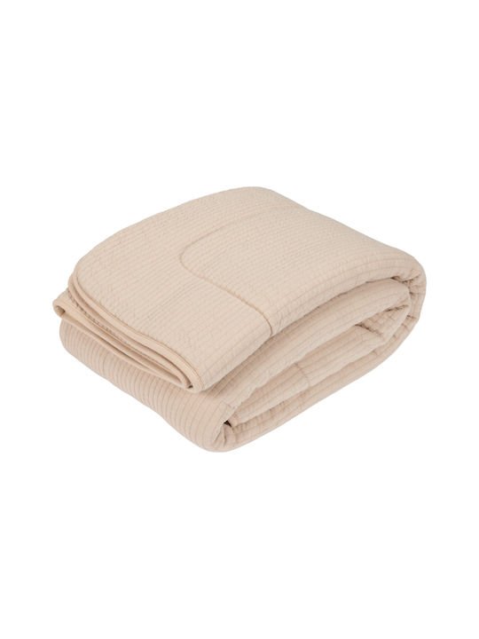 Little Dutch Blanket Nursery Swaddling Blankets Pure Beige 100x70cm.