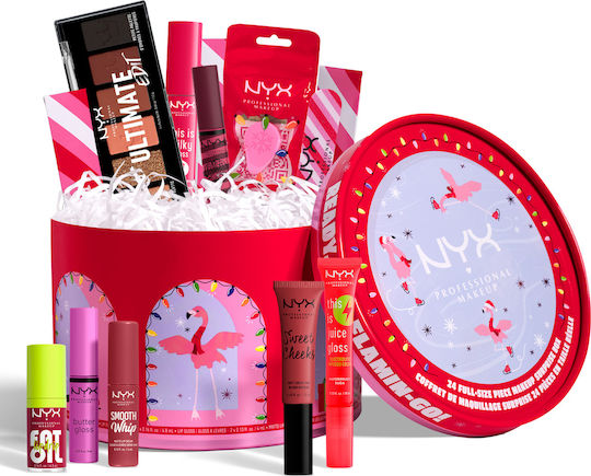 NYX Professional Makeup Fa. La. La. La. Land. Ready. Set. Flamin-go! Make-up-Set Full-Sized Makeup Holiday Gift Box - Limitierte Auflage Flamin-Go