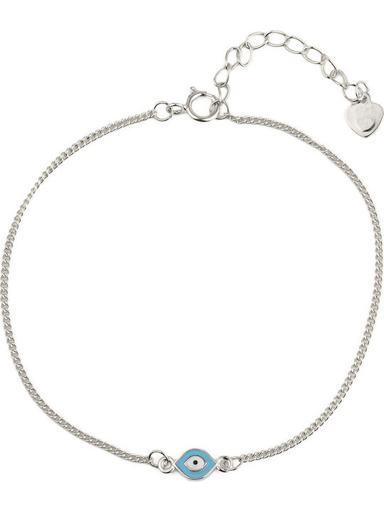 George Art Jewels Дамско Гривна Верига с дизайн Очи от Сребърен
