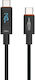 Ansmann USB 2.0 Cable USB-C male - USB-C 140W PD Γκρι 1.2m 1700-0176