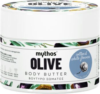 Mythos Aloe with Cotton & White Flowers Moisturizing Butter Body 200ml
