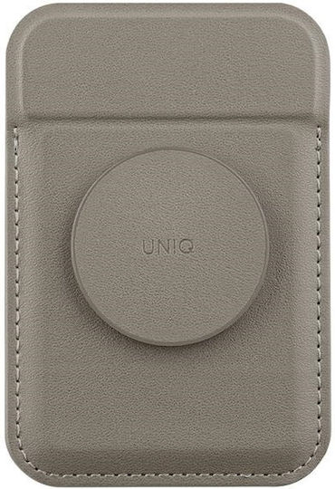 Uniq MagSafe Калъф за карти Flixa в Сив цвят