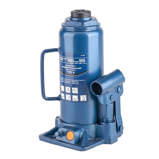 Stels Tools Hydraulic Bottle Jack for Weight Capacity up to 10 Tons