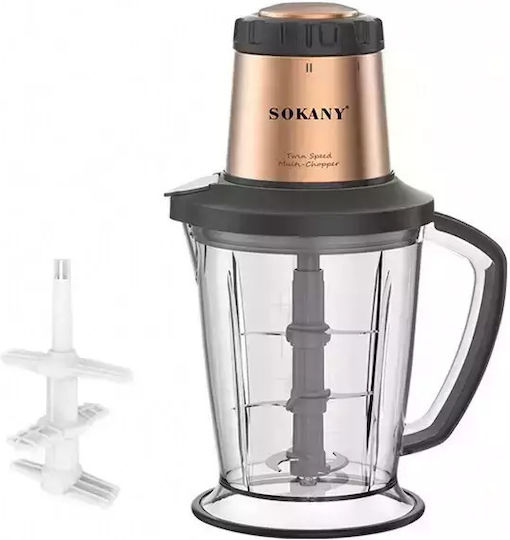 Sokany Multi Chopper 1000W mit 2l Behälter Schwarz