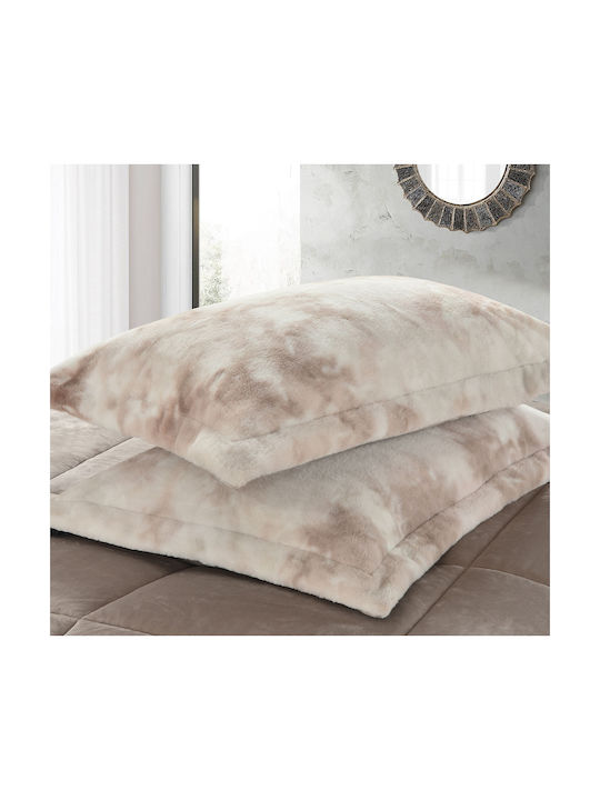 Liolios Home Сет Калъфки за Възглавници Оксфорд Сив 50x70см.