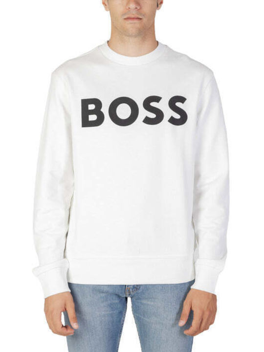 Hugo Boss Herren Sweatshirt Weiß