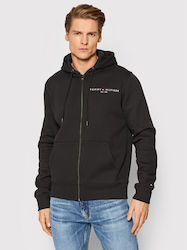 Tommy Hilfiger Logo Men's Hooded Sweatshirt Black