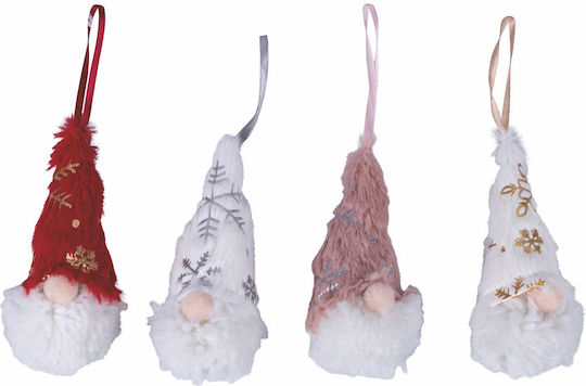 Hanging Ornament Multicolour Fabric 10x5x4cm (Various Designs) (Various Designs)