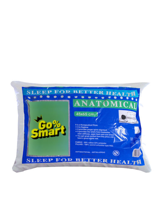 Go Smart Home Sleep Pillow Cotton made Anatomic 06.00009 50x70cm