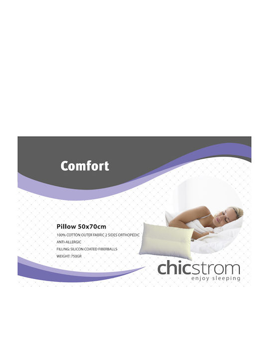 Chic Strom Комфорт Възглавница За Спане Силикон 50x70см