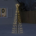 vidaXL Christmas Decorative Illuminated Tree Ye...