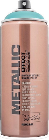 Montana Colors Σπρέι Βαφής Effect με Μεταλλικό Εφέ Metallic Titanium 400ml