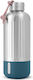 Black+Blum Stainless Steel Kids Water Bottle Thermos Silver 850ml