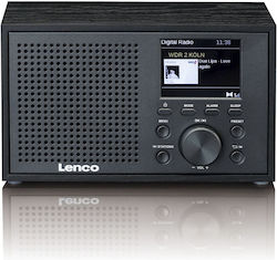 Lenco DAR-017 Tabletop Radio Electric DAB+ with Bluetooth Black