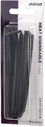 Orno Heat-Shrink Tubing Black