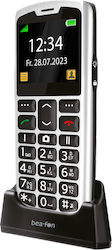 Bea-fon SL260 Dual SIM Κινητό με Μεγάλα Κουμπιά Ασημί
